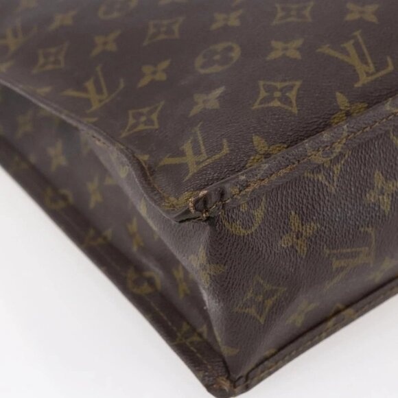 LOUIS VUITTON Monogram Sac Plat Hand Bag M51140 LV Auth 148311 - Picture 5 of 16